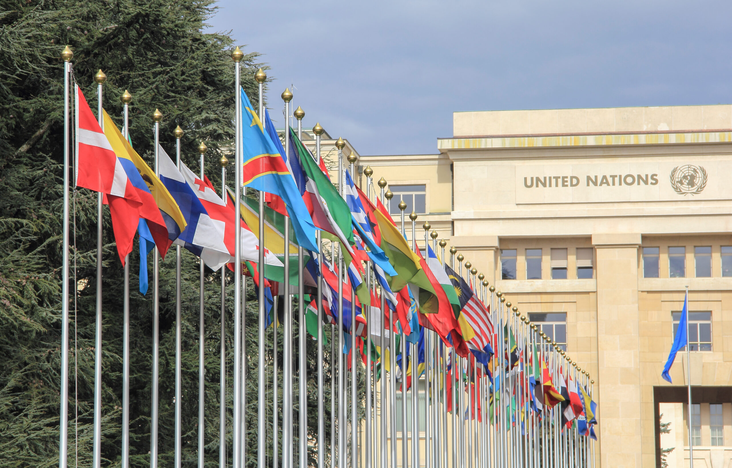 United Nations Member Flags in Geneva - United States Department of State