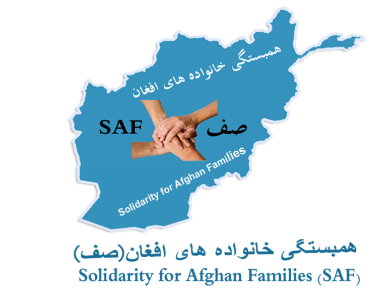 Solidarity for Afghan Families SAF logo