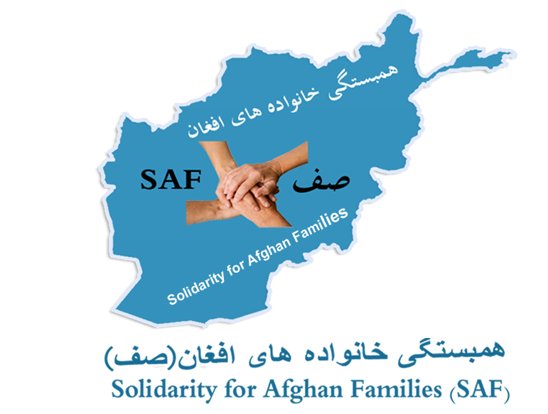 Solidarity for Afghan Families SAF logo
