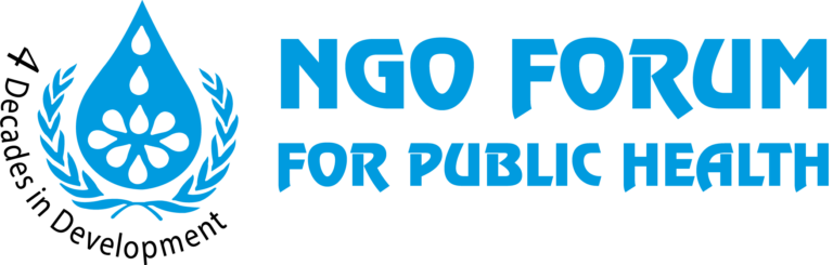 NGO Forum for Public Health Hydrogeologist LOGO